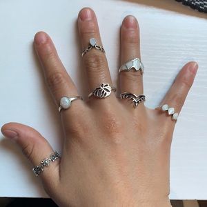 7 rings set